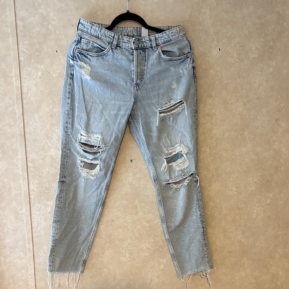 1822 Denim Ripped Light Blue Jeans - Picture 1 of 16